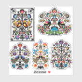 美しいポーランドの民話ワイシナンキ5セット シール (シート)