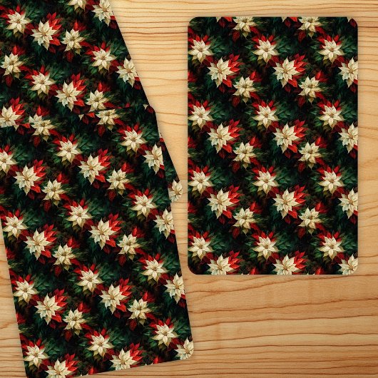 美しいポ赤と白イント トランプ