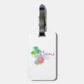 美しいマイアミフロリダ ラゲッジタグ (裏面縦)