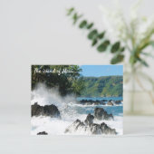 美しいマウイ海岸線はがき ポストカード (スタンド正面)