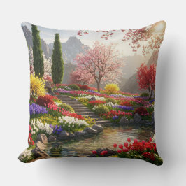 美しいマウンテンガーデン クッション