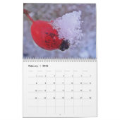 美しいマクロカレンダー カレンダー (2月 2026)