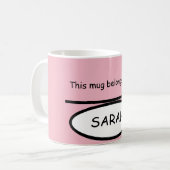 美しいマグカップ – このマグカップは….. コーヒーマグカップ (正面左)