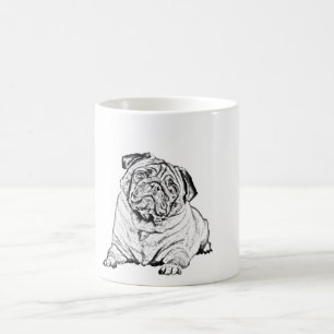 美しいマグカップ – パグ犬 コーヒーマグカップ
