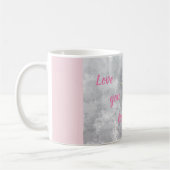 美しいマグカップ – 愛あなたママ コーヒーマグカップ (左)