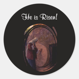 美しいマグダラのマリア及びイエス・キリストの空の墓 ラウンドシール