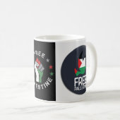 美しいマグデザインザゼル好きパレスチナ コーヒーマグカップ (正面右)