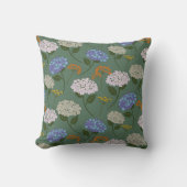 美しいマグノエレガントリアの花 クッション (正面)