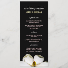 美しいマグノリアの結婚式メニュー メニュー