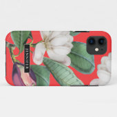 美しいマグノリアの花の植物名 Case-Mate iPhoneケース (裏面(横))