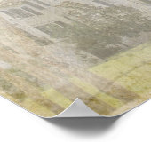 美しいマグノリアヴィンテージ ポスター (角)