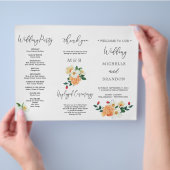 美しいマグノリア花嫁プログラム チラシ (手)