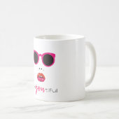 美しいマグフェミニング コーヒーマグカップ (正面右)