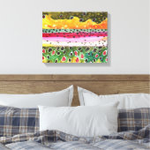 美しいマスの芸術 キャンバスプリント (インサイチュ (寝室))