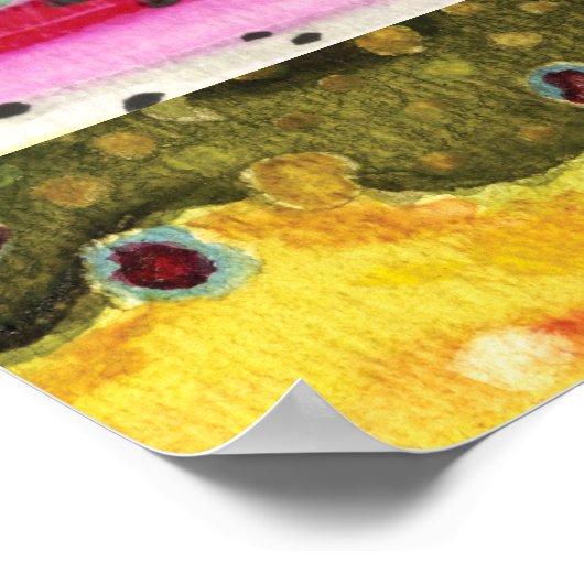 美しいマスの芸術 ポスター (角)