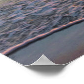 美しいマタイ11:28日の出の写真デザイン ポスター (角)