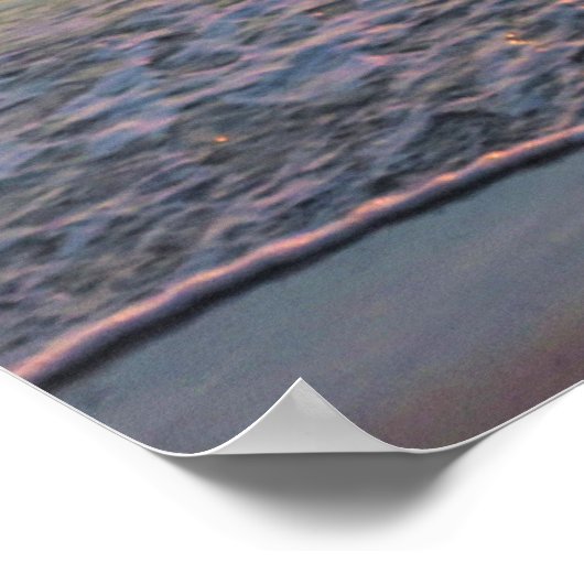 美しいマタイ11:28日の出の写真デザイン ポスター (角)