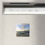 美しいマタイ11:28聖なる書物、 経典 マグネット (インサイチュ (食洗機))