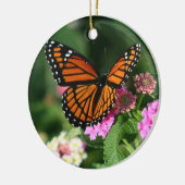 美しいマダラチョウの陶磁器のオーナメント セラミックオーナメント (左)