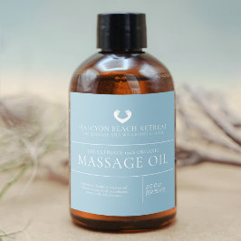 美しいマッサージ油製品成分ラベル リキュールボトルラベル