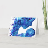 美しいマドンナと子供の水色 シーズンカード (正面)