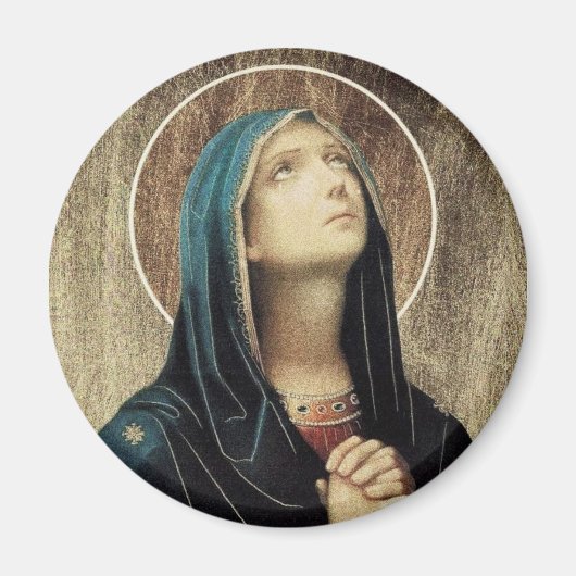 美しいマドンナのマグネット悲しみの女神 マグネット (正面)