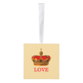 美しいマドンナ&チャイルドクリスマス キューブオーナメント (右)