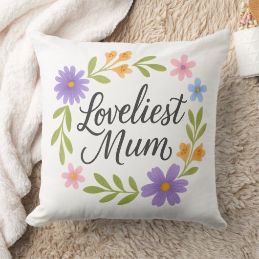 美しいママ装飾用クッション – ムームラブクッション クッション (ブランケット)