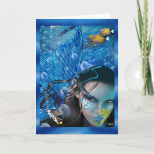 美しいマラの人魚カード カード