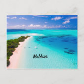 美しいマルディーブ ポストカード (正面)