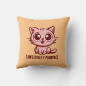 美しいマンガ子猫 クッション (裏面)