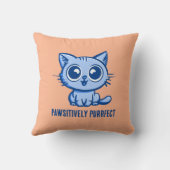 美しいマンガ子猫 クッション (裏面)