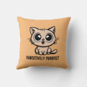 美しいマンガ子猫 クッション (裏面)