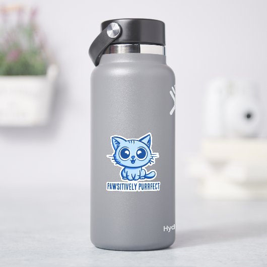 美しいマンガ子猫 シール (HydroFlask)