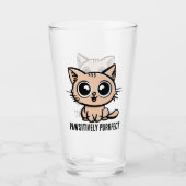 美しいマンガ子猫 タンブラーグラス (正面)