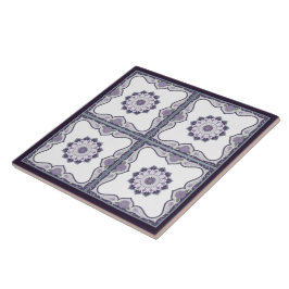 美しいマンダラスクロールデザイン タイル