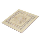 美しいマンダラスクロールデザイン タイル (側面)