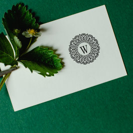 美しいマンダラファミリーモノグラム ラバースタンプ