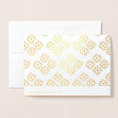 美しいマンダラ柄のリラックス誕生日 箔カード (裏面封筒付き)