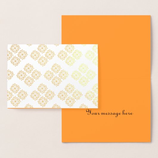 美しいマンダラ柄 リラックス 誕生日 箔カード (ディスプレー)