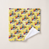 美しいマンダリンダックス バスタオルセット (ウォッシュタオル)