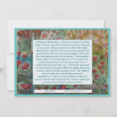 美しいマントラと肯定瞑想カード 招待状 (裏面)