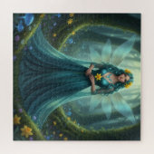 美しいマーチアクアマリンフェアリー ジグソーパズル (横)