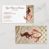 美しいマーメイドインバラ金ゴールドビーチ 名刺 (正面/裏面)