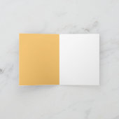 美しいマーメイドクリスマスホリデー サンキューカード (内部)