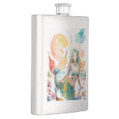 美しいマーメイドデザイン フラスク (右)