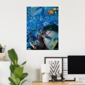 美しいマーメイドポスター ポスター (ホームオフィス)