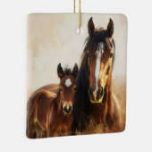 美しいマーレとフォア絵を描ル セラミックオーナメント (右)