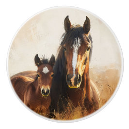 美しいマーレとフォア絵を描ル セラミックノブ