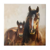 美しいマーレとフォア絵を描ル タイル (正面)